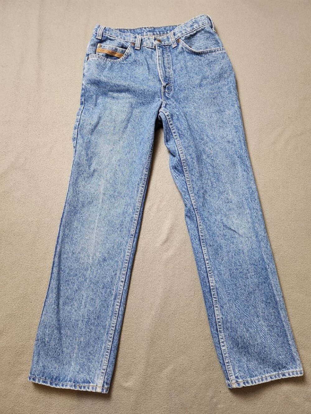 Vintage 80s 90s GWG Company Acid Wash Straight Jeans 32x30 Made in Canada